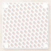 Dessous-de-verre En Verre Cute Kawaii Chocolat Bar (Dos)