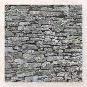 Dessous-de-verre En Verre Damas baroque : Modèle floral de luxe