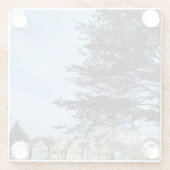 Dessous-de-verre En Verre Dames peintes (Dos)