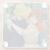 Dessous-de-verre En Verre Danse à Bougival Pierre Renoir (Dos)