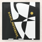 DESSOUS-DE-VERRE EN VERRE DANSE_DIFFÉRENTE_ (Devant)