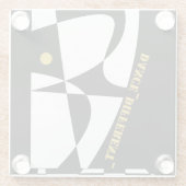 DESSOUS-DE-VERRE EN VERRE DANSE_DIFFÉRENTE_ (Dos)