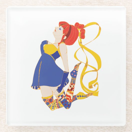 Dessous-de-verre En Verre Danseuse céleste  (Devant)