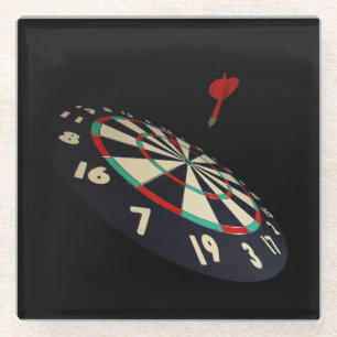Dessous-de-verre En Verre Darts Destination Bullseye,