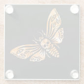 Dessous-de-verre En Verre Death's Head Moth  (Dos)