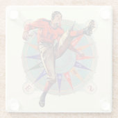 Dessous-de-verre En Verre Début (Dos)