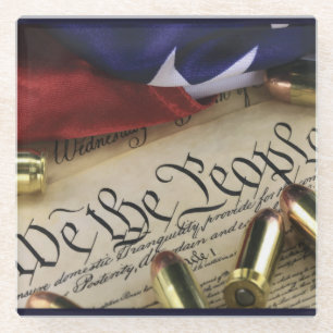 Dessous-de-verre En Verre Déclaration d'indépendance