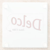 Dessous-de-verre En Verre DELCO (R) depuis 1789 (Dos)