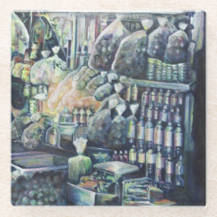 Dessous-de-verre En Verre Déménagement de l'objectif, Singapour