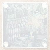 Dessous-de-verre En Verre Déménagement de l'objectif, Singapour (Dos)