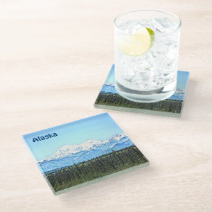 Dessous-de-verre En Verre Denali (Mt. McKinley)