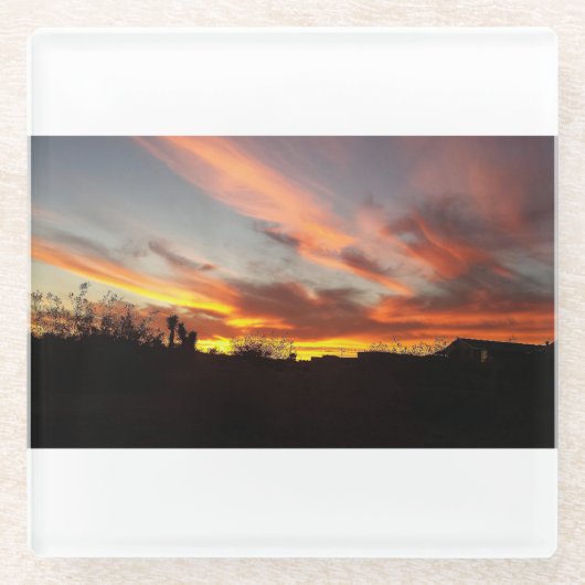 Dessous-de-verre En Verre Desert Sky (Devant)