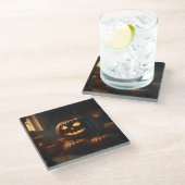 Dessous-de-verre En Verre Design de décoration Halloween (Incliné)