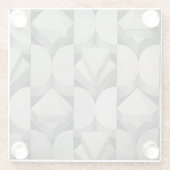 Dessous-de-verre En Verre Dessin Dessous de verre Abstrait (Dos)