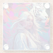 Dessous-de-verre En Verre Dessous de verre (Dos)