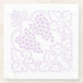 Dessous-de-verre En Verre Dessous de verre à vin (Dos)