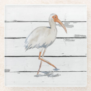 Dessous-de-verre En Verre Dessous de verre blanc Ibis Nautical Beach Décor