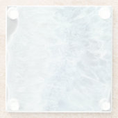 Dessous-de-verre En Verre Dessous de verre bleus d'agate (Dos)