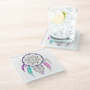 Dessous-de-verre En Verre Dessous de verre Boho Breeze