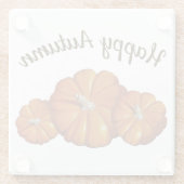 Dessous-de-verre En Verre Dessous de verre citrouille (Dos)