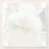 Dessous-de-verre En Verre Dessous de verre de Bunny de Pâques (Dos)
