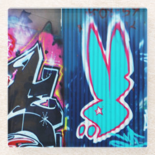 Dessous-de-verre En Verre Dessous de verre de lapin de Brooklyn