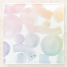 Dessous de verre de Motif aquarelle jouable avec i