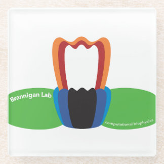 Dessous-de-verre En Verre Dessous de verre de protéines membranaires