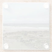 Dessous-de-verre En Verre Dessous de verre du Maine de plage de puits (Dos)