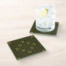 Dessous de verre en verre