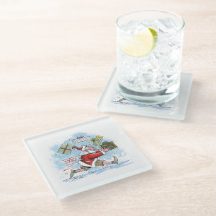 Dessous-de-verre En Verre Dessous de verre en verre blanc non préparé pèr