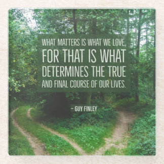 Dessous-de-verre En Verre Dessous de verre en verre "ce qui nous aimons" 4,2