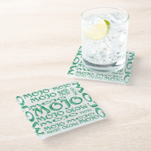 Dessous-de-verre En Verre Dessous de verre en verre clair Mojo