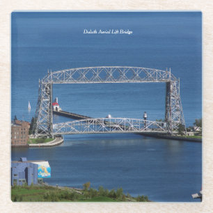 Dessous-de-verre En Verre dessous de verre en verre de Duluth Aerial Lift Br