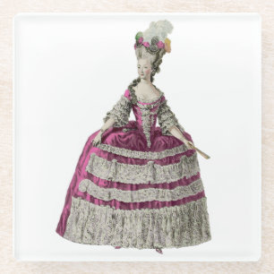 Dessous-de-verre En Verre Dessous de verre en verre de Marie Antoinette