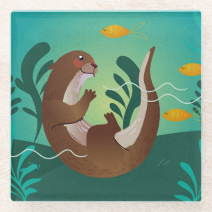 Dessous-de-verre En Verre Dessous de verre en verre de Otter