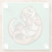 Dessous-de-verre En Verre Dessous de verre en verre de Otter (Dos)