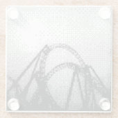 Dessous-de-verre En Verre dessous de verre en verre de transfert de pixel (Dos)