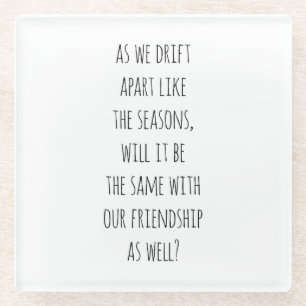 Dessous-de-verre En Verre Dessous de verre en verre dérive