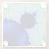 Dessous-de-verre En Verre Dessous de verre en verre Dotty Mandelbrot (Dos)