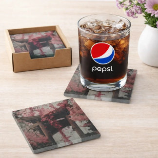 Dessous-de-verre En Verre Dessous de verre en verre fleuri – Dessin de fleur