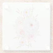 Dessous-de-verre En Verre Dessous de verre en verre floral (Dos)