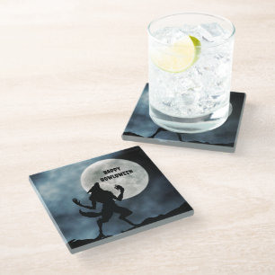 Dessous-de-verre En Verre Dessous de verre en verre, Howling Werewolf