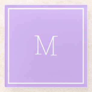 Dessous-de-verre En Verre Dessous de verre en verre Lilac