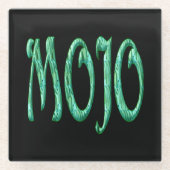 Dessous-de-verre En Verre Dessous de verre en verre noir Mojo (Devant)