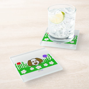 Dessous-de-verre En Verre Dessous de verre en verre Pup N Play