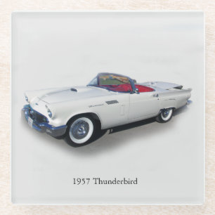 Dessous-de-verre En Verre dessous de verre en verre Thunderbird 1957