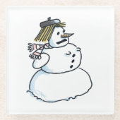 Dessous-de-verre En Verre Dessous de verre en verre transparent (Devant)