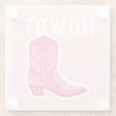 Dessous-de-verre En Verre DESSOUS de VERRE HOWDY Bar (Dos)