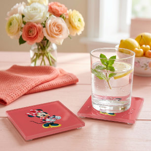 Dessous-de-verre En Verre Dessous de verre Minnie